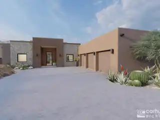 Contemporary Design Framing Unobstructed Mountain Vistas