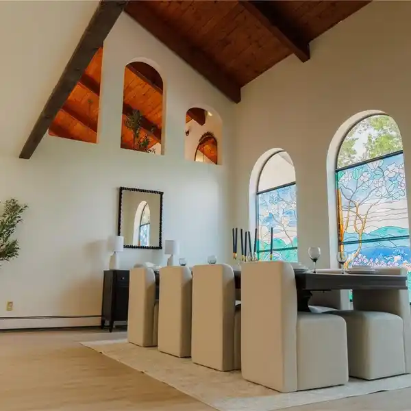 MEDITERRANEAN MASTERPIECE ON FIVE FORESTED ACRES