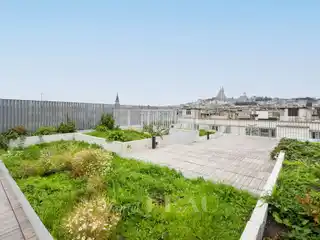 Panoramic Rooftop Living with Sacré-Cœur Views