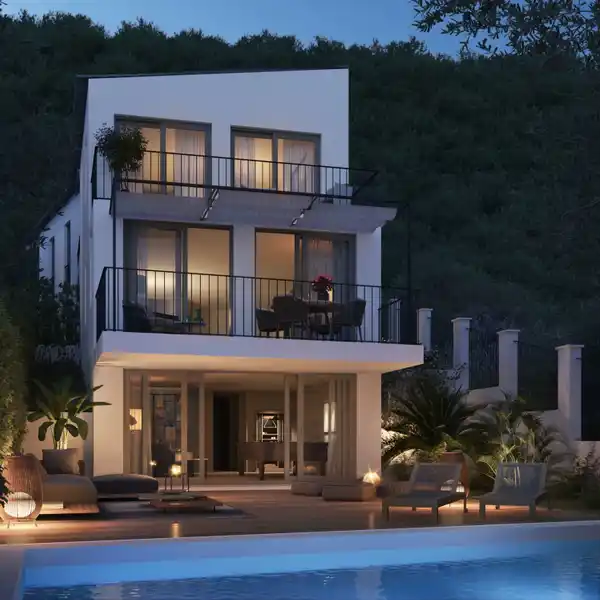 SPECTACULAR NEW VILLA WITH POOL AND PANORAMIC VIEWS