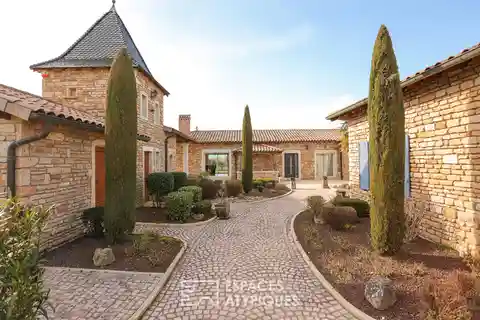 Elegant Hacienda-Style Home with Pool Oasis