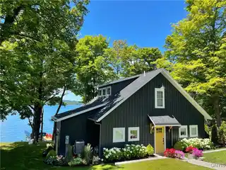 Modern Waterfront Escape with Permanent Dock