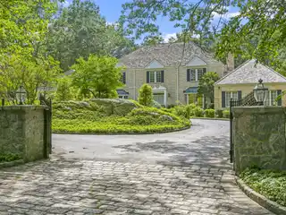 Stately Georgian Brick Colonial on a Private Cul-De-Sac