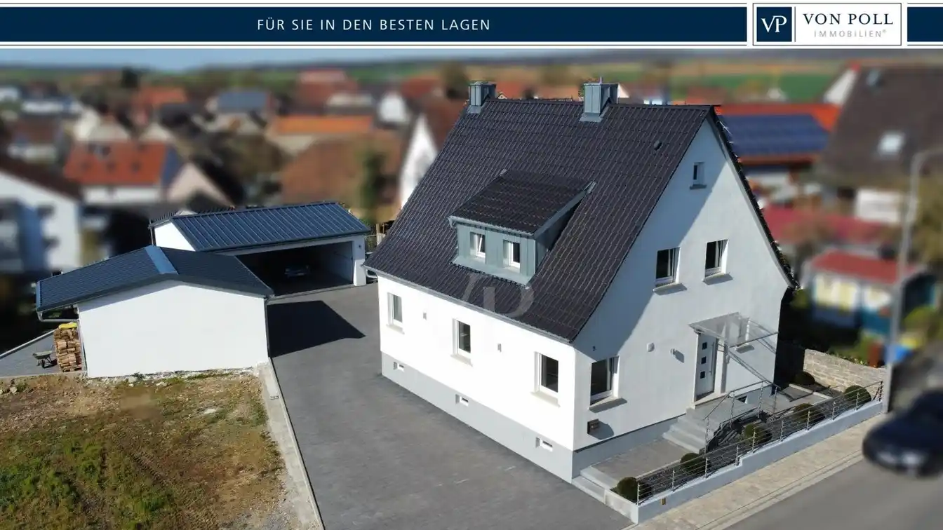 Renovated House with Three Garages Plus Extra Building Plot