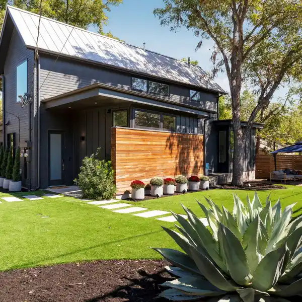 OPEN CONCEPT LIVING WITH WHITE OAK FLOORS  GOURMET KITCHEN WITH BERTAZZONI APPLIANCES