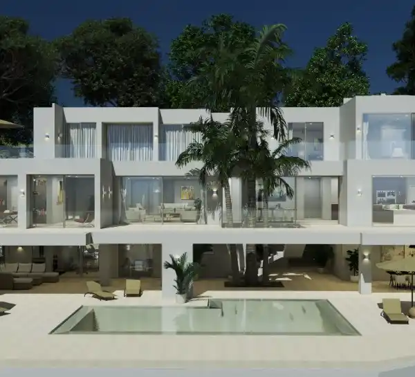 NEW BUILDING PROJECT: FIRST-CLASS LUXURY VILLA ON THE FIRST SEA LINE
