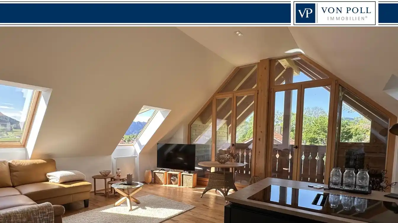 New Attic Hideaway in a Rural Idyll: Fully Furnished Refuge Invites You to Move in Immediately
