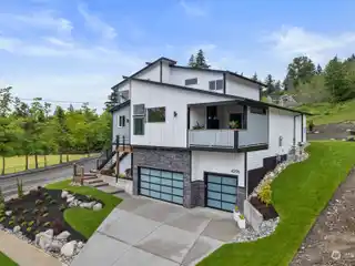 Three-story Floor Plan on a Corner Lot