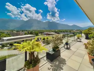 Centrally Located Condo with Lake and Mountain Views