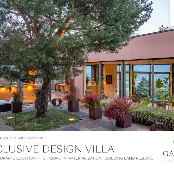 EXCLUSIVE DESIGN VILLA IN A PRIME LOCATION WITH ADDITIONAL BUILDING LAND