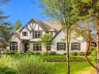 European-style  Residence on Eight Wooded Acres