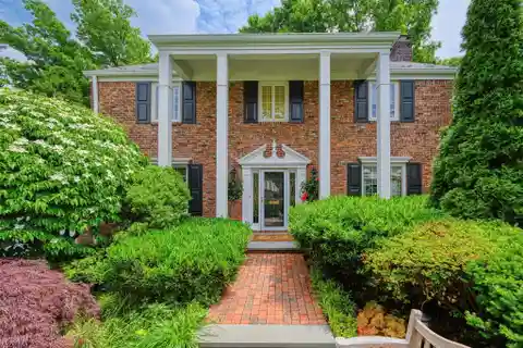 Elegant Brick Center Hall Colonial