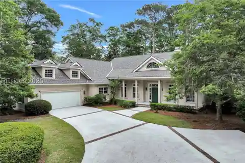 This Custom Home with Lowcountry Charm Is Complemented by a Picturesque Setting on the Second Hole of the Golden Bear Golf Course