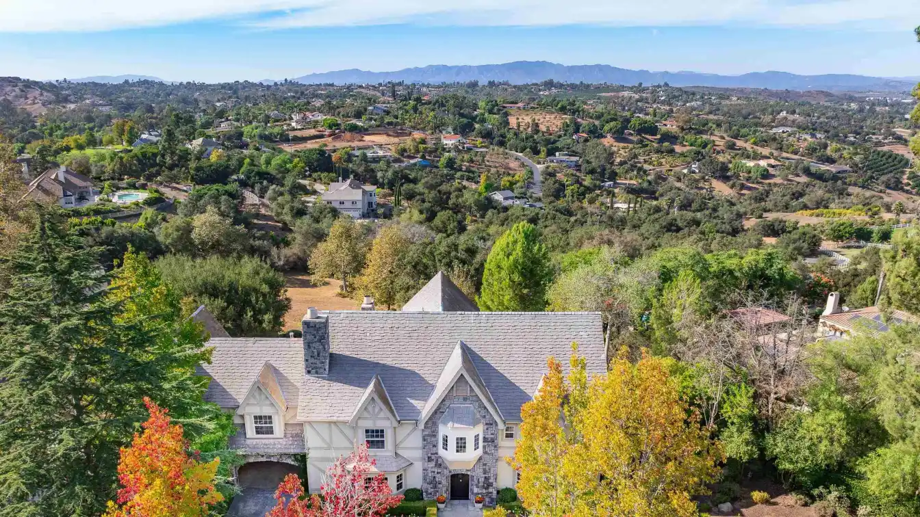 French Normandy Equestrian Property in Rolling Hills Estates