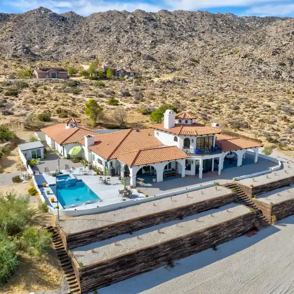 CUSTOM MEDITERRANEAN HOME ON THREE ACRES