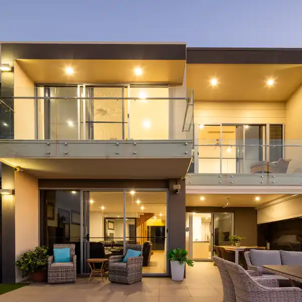 GORGEOUS BEACHFRONT TRI-LEVEL HOME