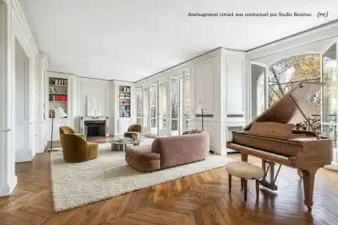 Sun-Drenched Parisian Apartment with Iconic Eiffel Views