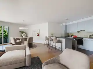 Light-Filled Apartment with Balcony