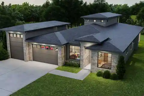 Sleek New Modern Craftsman Home