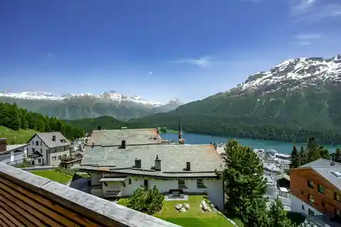 St. Moritz: Chesa Sylvestris (second Home): Dream Home with Lake View