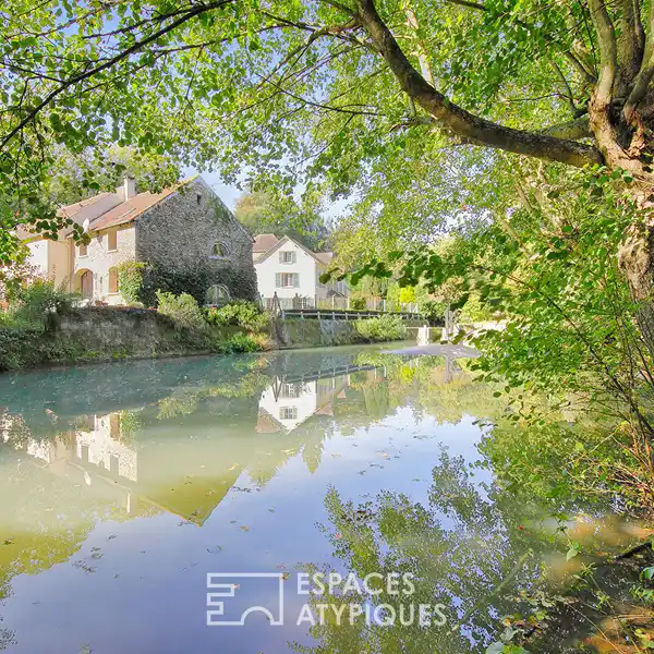 TRANSFORMED MILL WITH OUTBUILDINGS AND PARK
