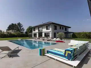 Contemporary Villa with Heated Pool and Luxe Finishes