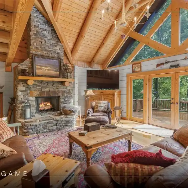 CLASSIC LOG CABIN ON 2.28 PRIVATE ACRES