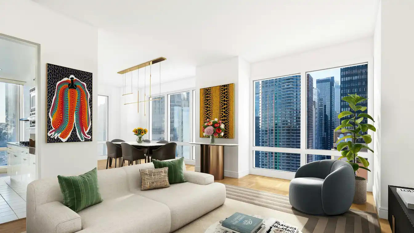 Spacious Convertible Three Bedroom at United Nations Plaza
