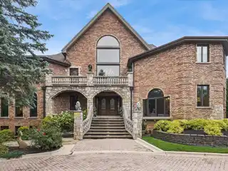 Gated Lemont Estate with Pool and Guest Wing