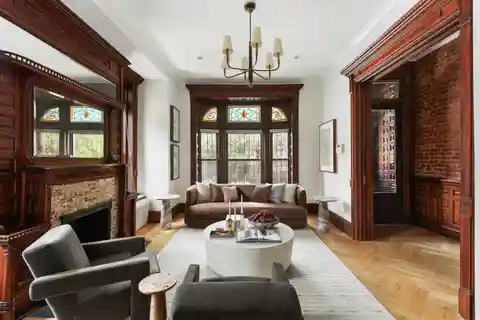 Corner Brownstone with Pool and Garage