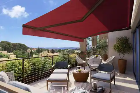 Atypical Apartment with Terrace, Sea View and Shops on Foot