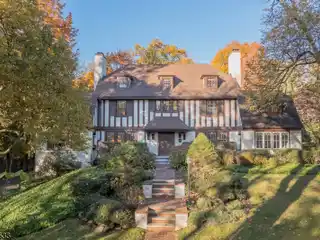 Private Old Short Hills Estate with Lush Landscaping