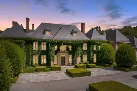 Grand European-Style Home on Six-Plus Acres