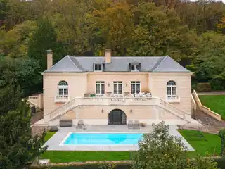 Elegant Estate with Pool and Equestrian Views