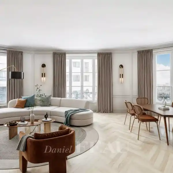 SPLIT-LEVEL CORNER APARTMENT IN A LUXURIOUS BUILDING