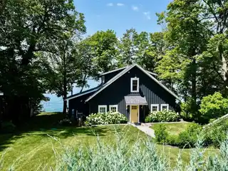 Modern Waterfront Escape with Permanent Dock