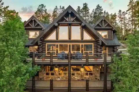 Breathtaking Custom Log Home