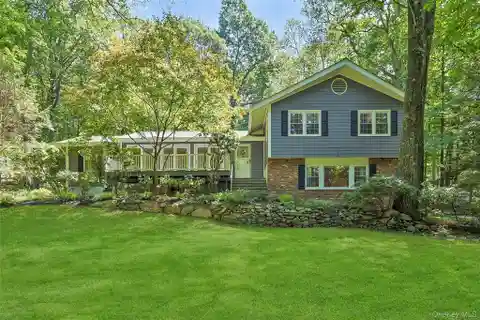 Striking Frame and Brick-Front Split-Level Home