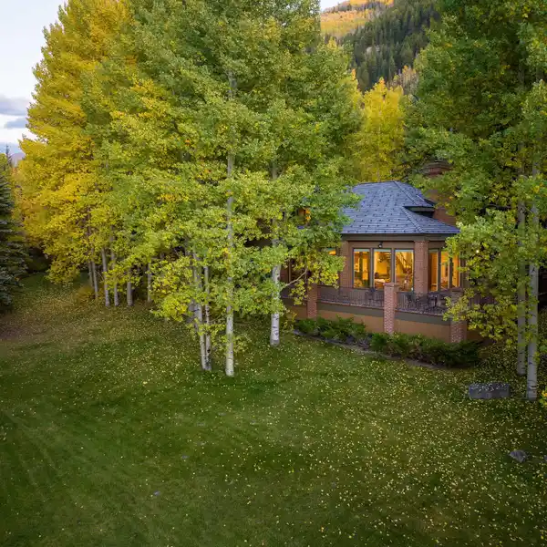 DELIGHTFUL HOME IN A PRIVATE SETTING ON THE VAIL GOLF COURSE