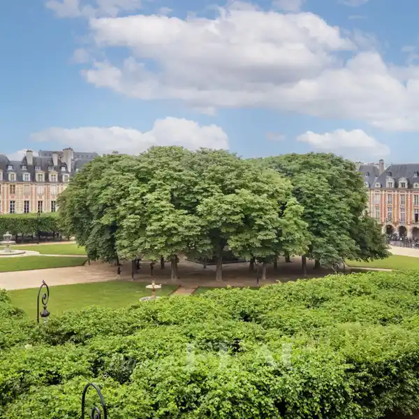 DUPLEX APARTMENT WITH A LOVELY VIEW OF THE PLACE DES VOSGES
