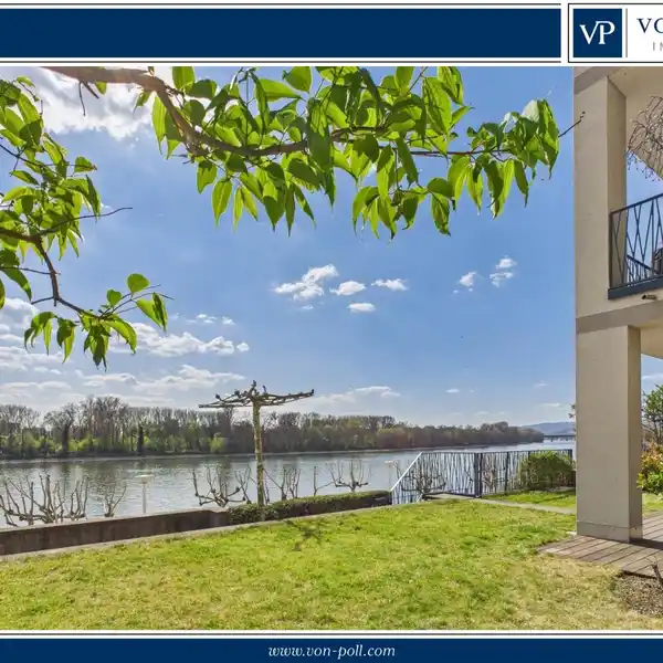 EXCLUSIVE LOCATION WITH RHINE VIEW AND GARDEN