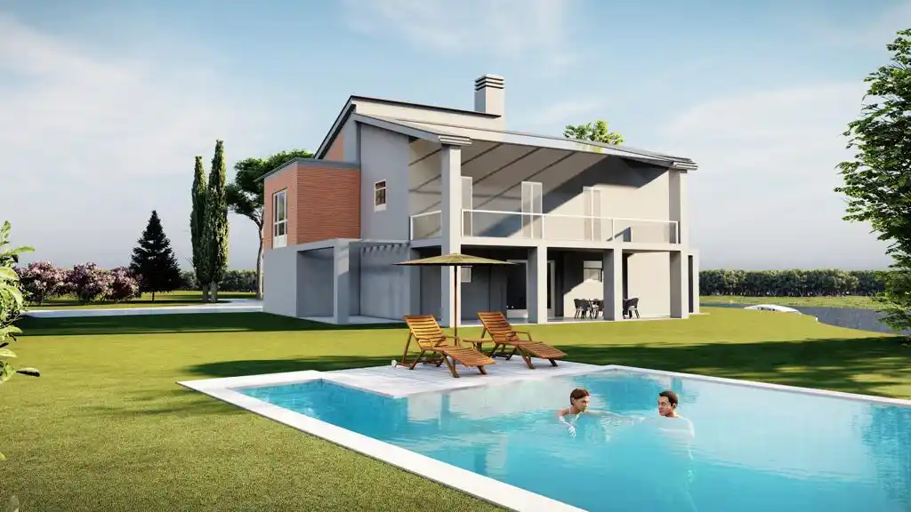 Villa Surrounded by Greenery with Panoramic Views of Lake Garda and Private Park