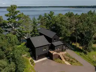 One-Of-A-Kind Custom Home on Hubert Lake