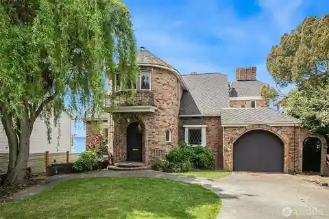 The Iconic Castle on West Seattle's Coveted Beach Drive
