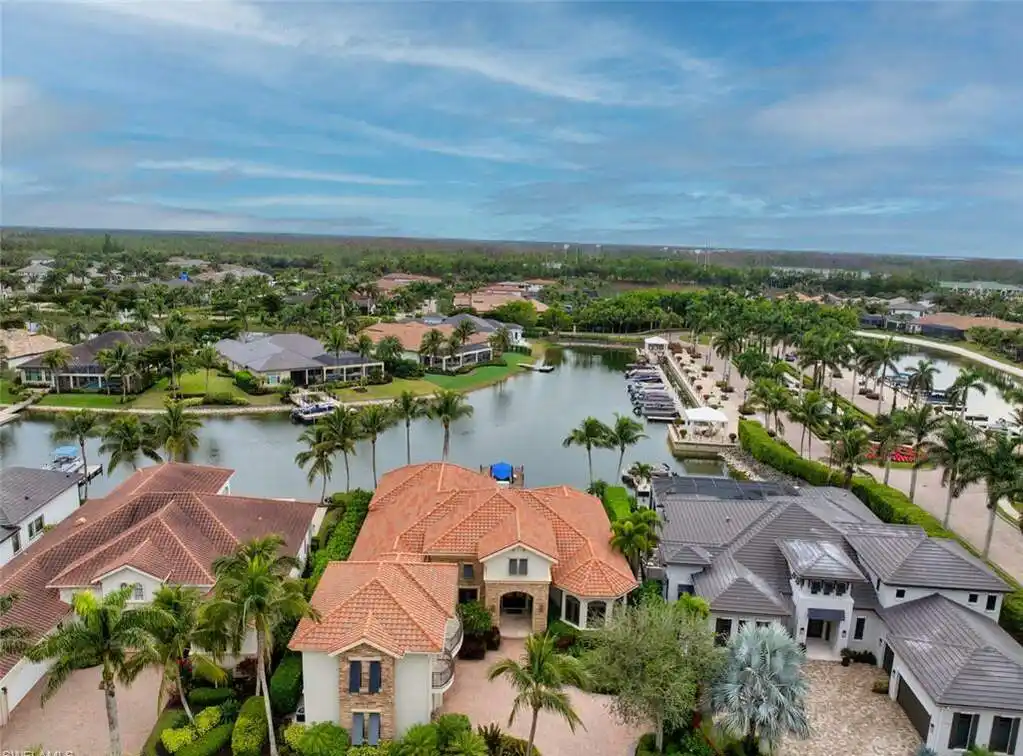 Exceptional Waterfront Estate in Miromar Lakes Beach & Golf Club