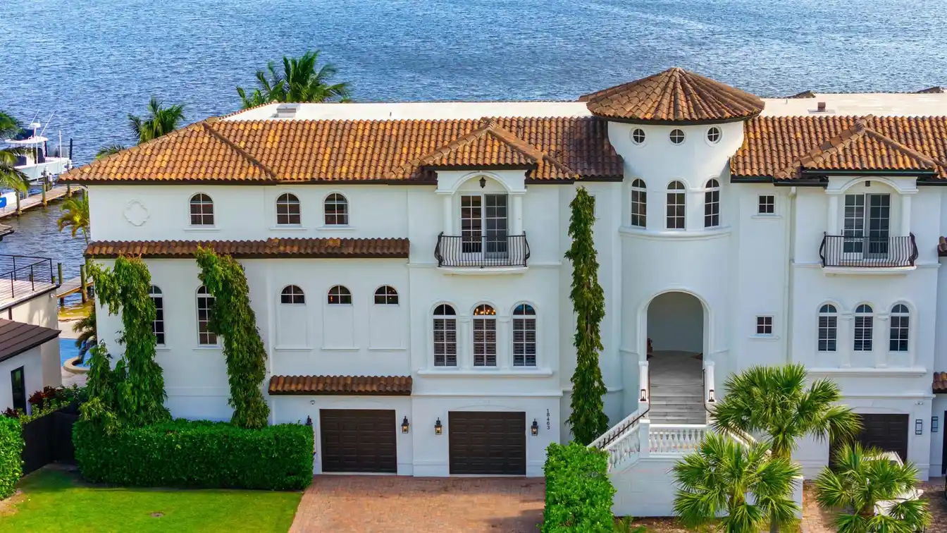 Luxurious Waterfront Estate with Private Beach