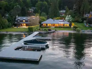 Stunning Walk-out Waterfront Home