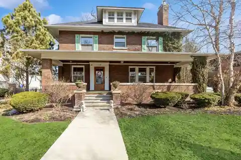 Timeless Wilmette Classic Steps from Beach and Town