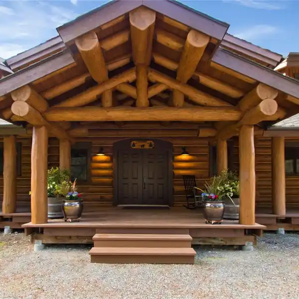 UNPARALLELED LUXURY LOG HOME