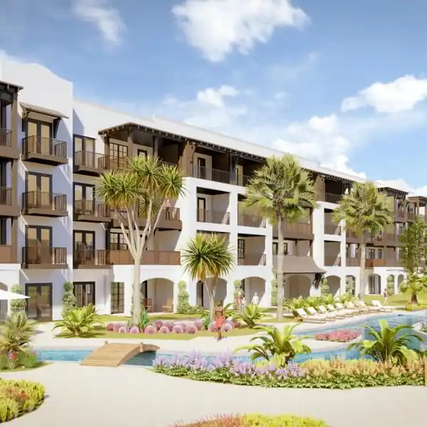 CONDOS OVERLOOKING AQUATIC ELEGANCE